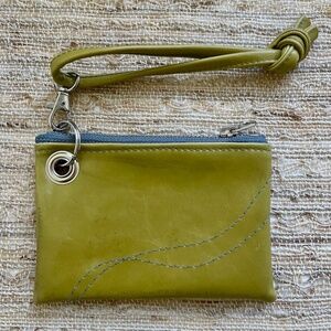 Crystalyn Kae Green Vegan Leather Wristlet Wallet